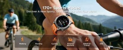 DOOGEE ANYWISE W1 PRO AI Smart Watch 1.43" AMOLED Display 5ATM IP68 Water Resistance GPS Tracking Sport Watch with Offine Maps