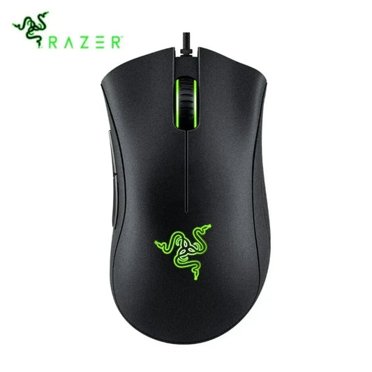 Eredeti Razer DeathAdder Essential vezetékes gamer egér, 6400DPI optikai érzékelővel, 5 különálló gombbal laptophoz és gamer PC-hez