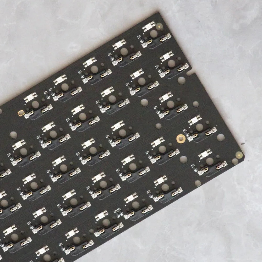 Hot-Swap 64RGB Mechanical Keyboard Custom PCB Compatible With GH60 Wooting 60he RAKK PCB Kit optional