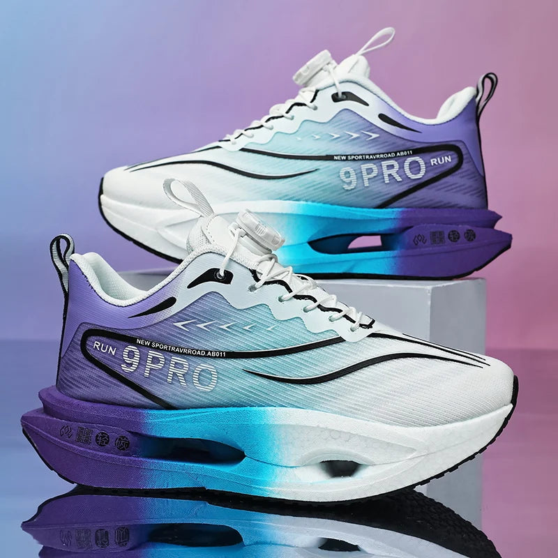 Zapatillas de running para hombre y mujer, transpirables, deportivas de competición, con amortiguación de carbono, ligeras, para jogging y entrenamiento masculino