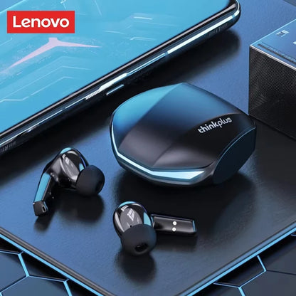 Lenovo GM2 Pro TWS kabellose Bluetooth 5.3-Ohrhörer – HD-Kopfhörer mit Touch-Steuerung und Mikrofon, wasserdichte Sport-Kopfhörer