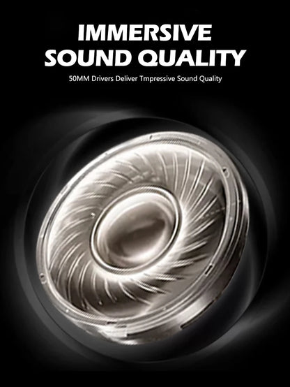 Auriculares de estudio TALOMEN W550x – Auriculares profesionales de monitorización para DJ, circumaurales y con cable, con transductores de 50mm y cable desmontable
