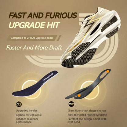 Zapatillas de running 361 Degrees BIospeed 3.0 PRO para hombre, deportivas profesionales para maratón, ligeras y transpirables, zapatillas femeninas 672412208