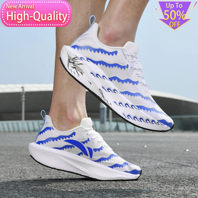 New Summer Original Men's and Women's Sports Shoes Lightweight Marathon Running Shoes Breathable Foot Protection Walking Shoes