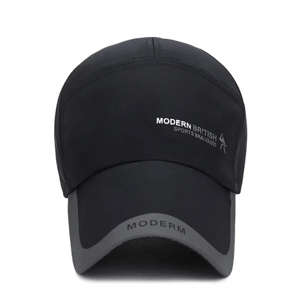 Quick Dry Sports Cap Baseball Cap Solid Color Sun Hat Outdoor Golf Fishing Hats Hat Casual Fashion For Men Women Adjustable