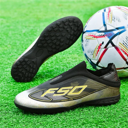 Nouvelles chaussures de football pour hommes, chaussures de football respirantes à haute cheville, ultralégères, antidérapantes, chaussures de sport de haute qualité, pour match en plein air