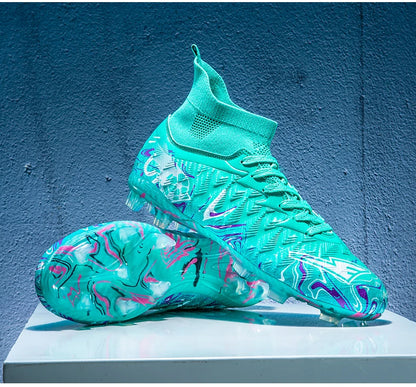 Men Professional Football Shoes Society Cleats Soccer Shoes Original Indoor Football Field Boots Grass Training TF/FG Sneakers