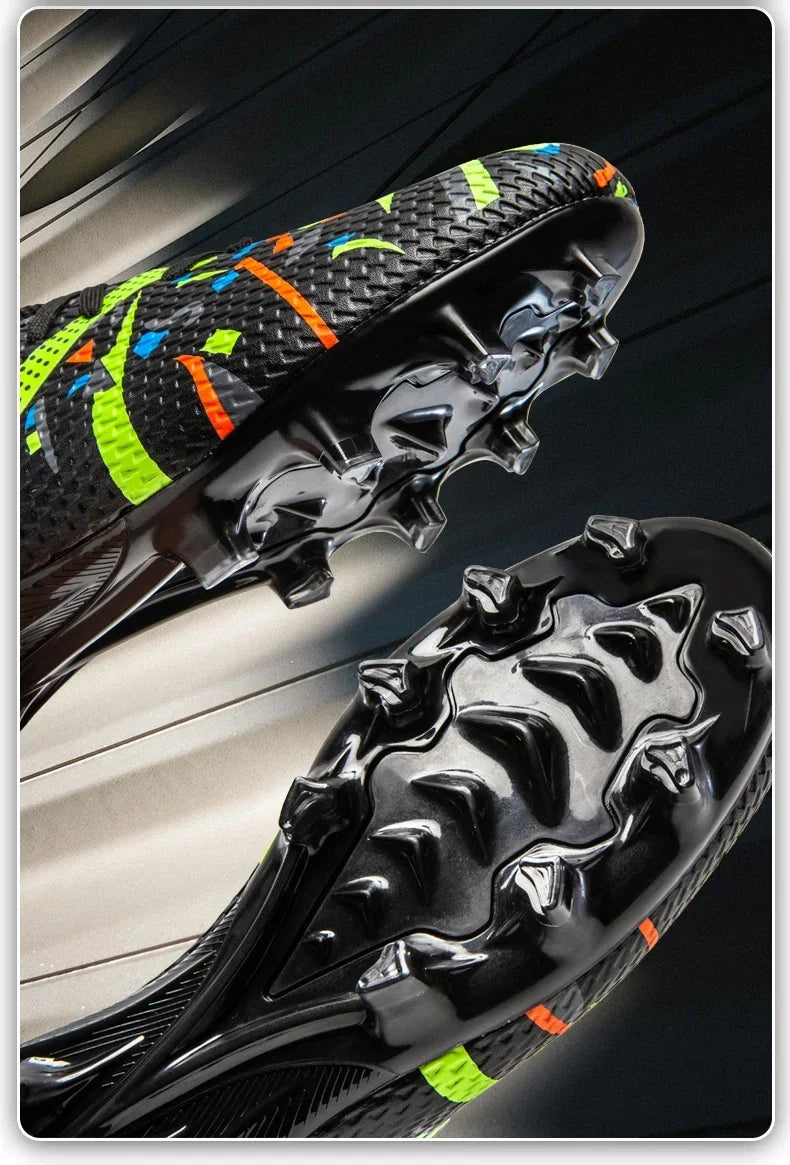 Nouvelles chaussures de football pour hommes, baskets de football pour terrain gazonné, chaussures de football d'extérieur, chaussures d'entraînement professionnelles, chaussures de sport antidérapantes, ultralégères,