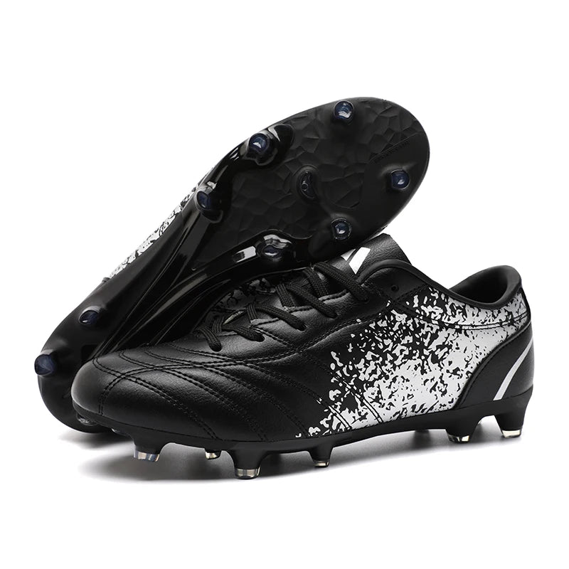 Chaussures de football à crampons longs, baskets d'entraînement de football, disponibles en 4 couleurs. Élégant. Tu es le plus brillant sur le terrain !