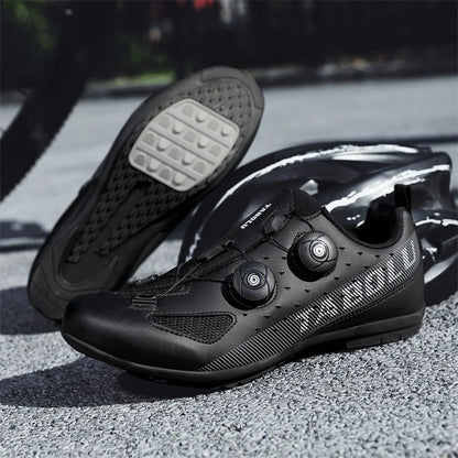 Lock-Free Cycling Shoes, Flat Pedal Shoes for Men, Bike Cleat Sneakers, MTB Bicycle Biking Shoes for Women, Breathable Indoor Boots