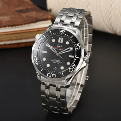 DWAYNE CAMPBELL Top Luxury NH35 Men's Automatic Mechanical Watch Ceramic Bezel Waterproof Classic Business Wristwatch