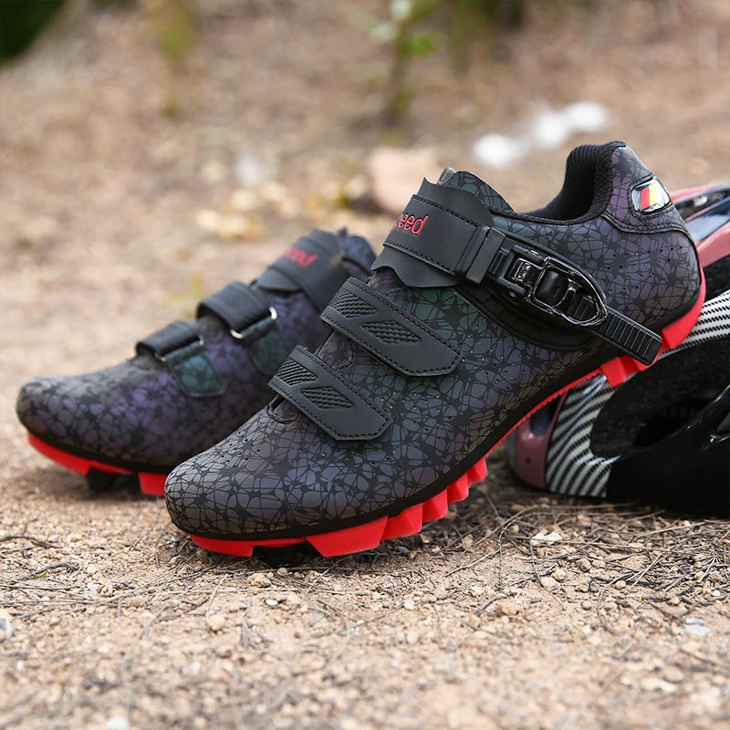 Men's Cycling Shoes Road Bike Sneakers Cleat Self-Locking Mountain Bike MTB Shoes Women's Road Bicycle Speed Best SPD Bike Shoes