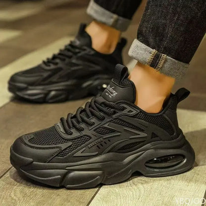 Fashionable Versatile Spring Autumn New Thick-Soled Men's Casual Comfortable Height-Increasing Sports Shoes