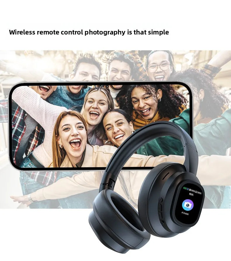 Auscultadores Bluetooth Sem Fios HYUNDAI X1PRO com Tradução por IA 6.0 – Mais de 100 Idiomas, Controlo Tátil, Ecrã LED e Cancelamento de Ruído