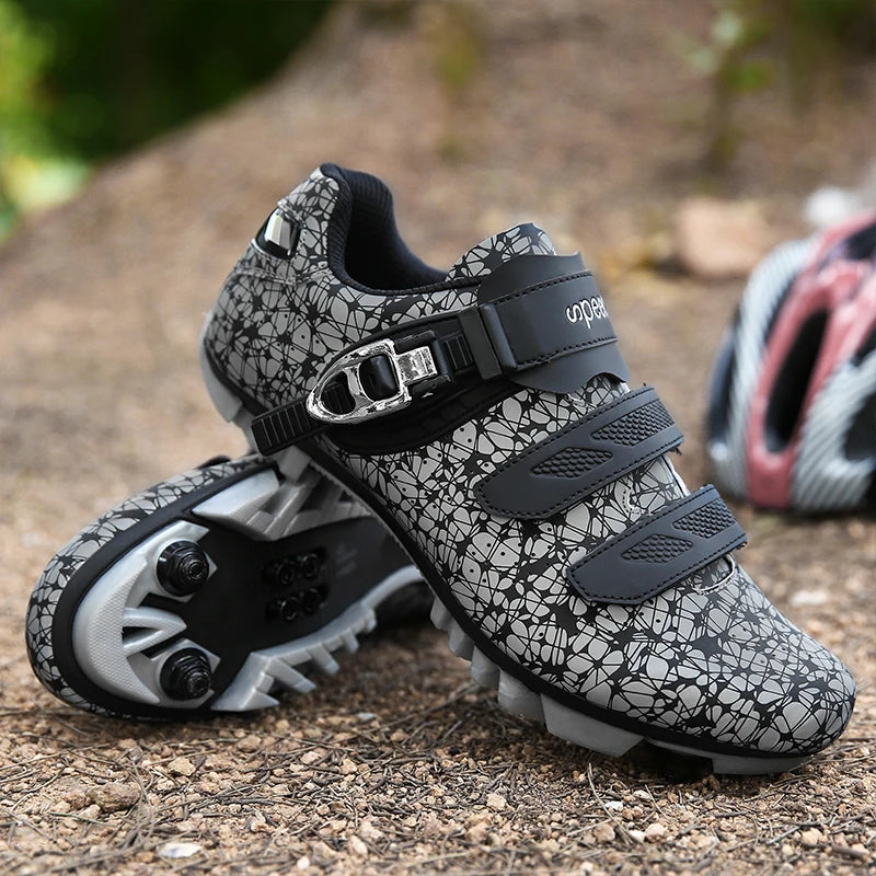 Men's Cycling Shoes Road Bike Sneakers Cleat Self-Locking Mountain Bike MTB Shoes Women's Road Bicycle Speed Best SPD Bike Shoes