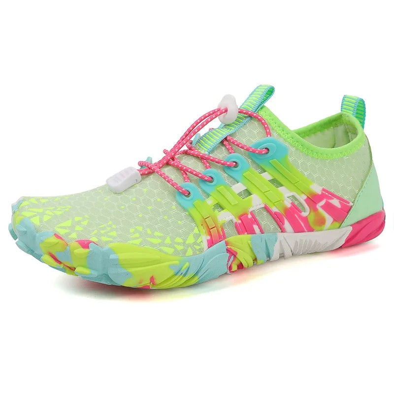 Unisex Quick-Drying Breathable Aqua Shoes Barefoot Beach Footwear for Adults and Kids Gym Outdoor Training Sneakers Size 28-46