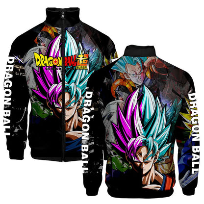 Dragon Ball Goku Hoodies Kids Boys Sweatshirts Anime Clothes Costume Hoody Gohan Beerus Pullovers Men Women Tracksuits Tops