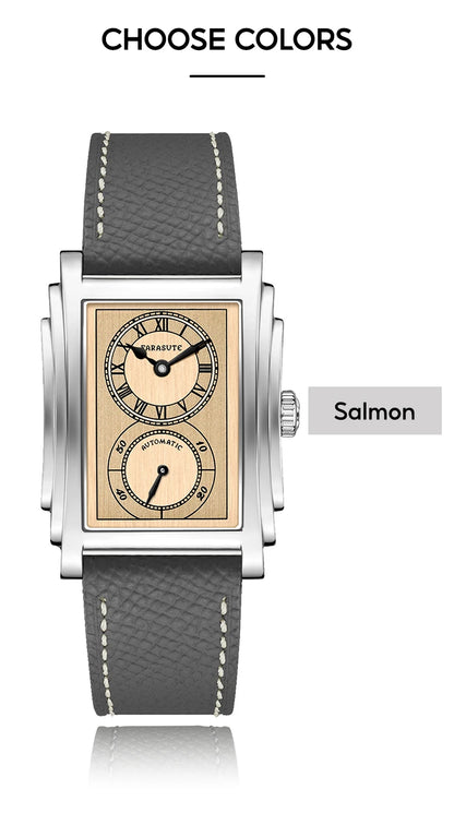 FARASUTE Luxury Fully Automatic Mechanical Men's Watch Seagull Sports Sapphire Stainless Steel Doctor Wristwatch reloj hombre 