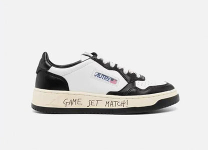 New KWUN AUTRY Men Women Sports Low Top Casual Board Shoes Running Shoes White Shoes Genuine Leather