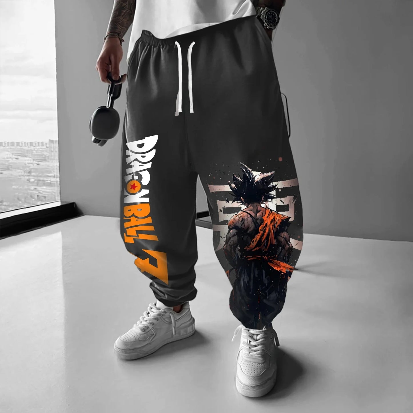 2026 Trendy Men's Summer Sweatpants Japanese Anime Dragon Ball Z Majin Buu Graphic Pants Harajuku Y2k Streetwear Outdoor Leggings