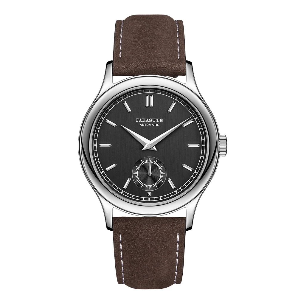 FARASUTE New Hangzhou Customized Movement Automatic Mechanical Wristwatch For Men Sapphire Stainless Steel 5Bar Waterproof Watch