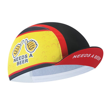 Boné de Ciclismo Beer para Desporto ao Ar Livre, Boné de Equipa para Bicicleta, Respirável, Proteção Solar de Verão, Unissexo