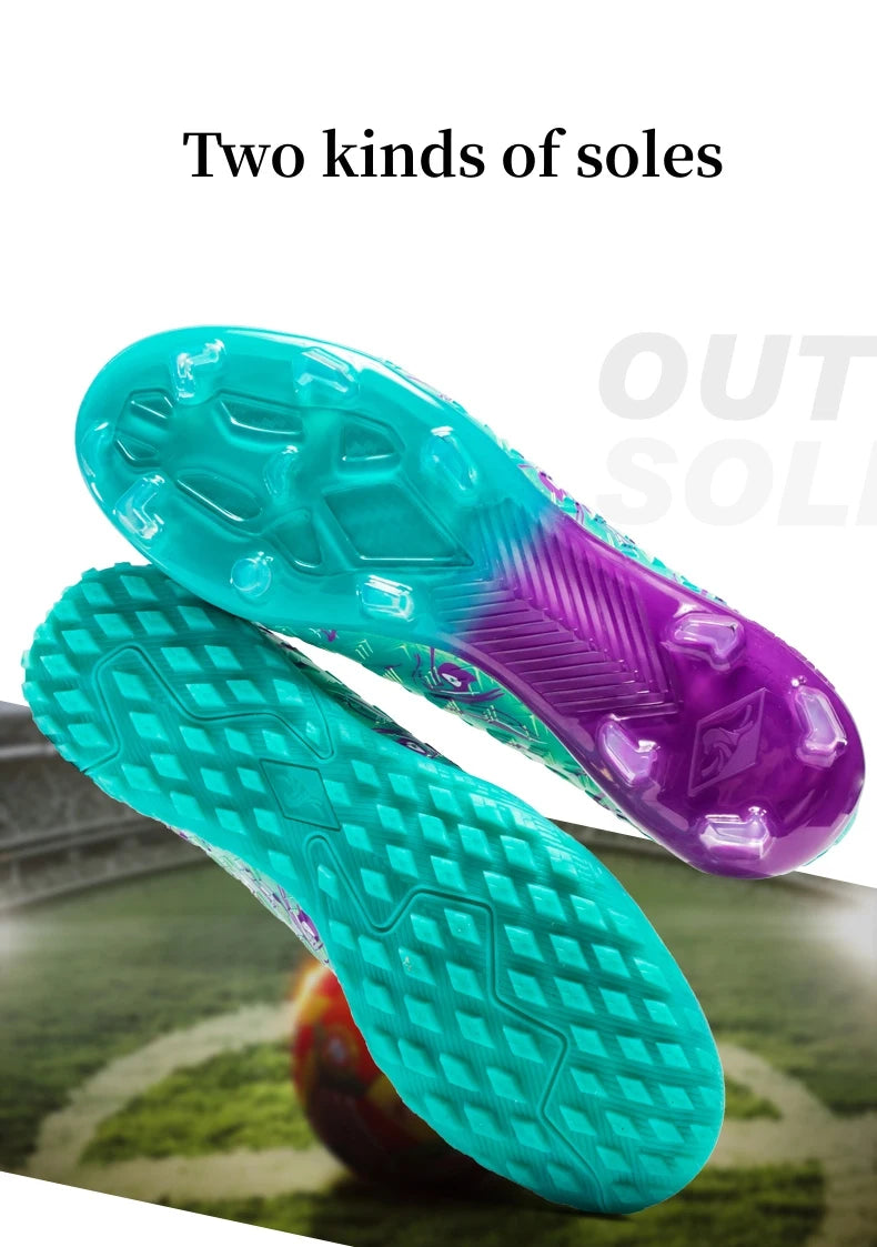 Zapatillas de fútbol profesionales para hombre y mujer de alta calidad, botas de fútbol de moda para hombre, talla grande 46, zapatillas de fútbol sala, deportivas para hombre