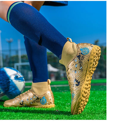 New Men's Professional Soccer Shoes Non-slip Football Boots Unisex Breathable Futsal Sports New Cleats Drop Shipping Ultralight
