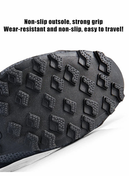 Sapatos de Caminhada para Homem Todo-o-Terreno, Calçado Desportivo Outdoor em Malha Respirável, Antiderrapante e Resistente ao Desgaste, Sapatos de Caminhada e Ciclismo Outdoor