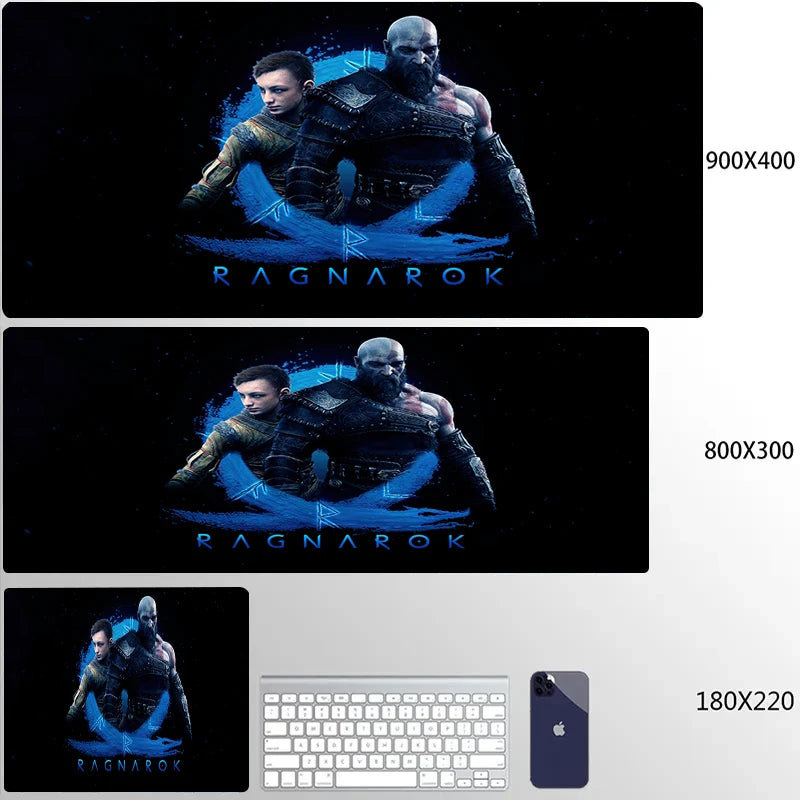 Gaming God of War Mouse Pad 80x30 Computer Accessories Mousepad Xxl Game Mats Deskmat Gamer Desk Mat Mause Anime Office Pc Pads