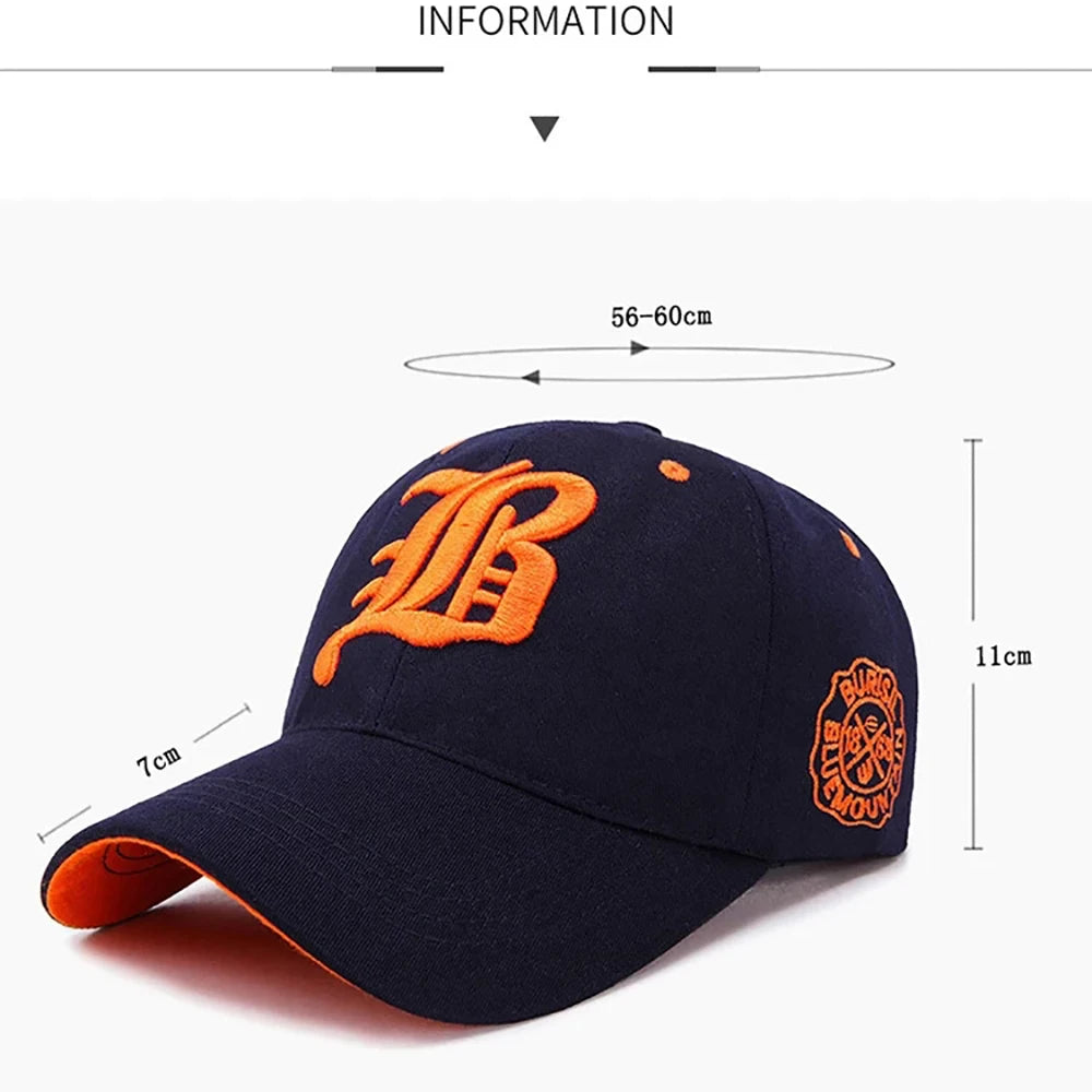 Casquette de baseball pour homme et femme, casquette d'été en coton, brodée, snapback, casquette hip-hop, casquette de sport pour adulte, casquette de soleil décontractée, gorra pour homme, visière, casquette « Dad Hat »