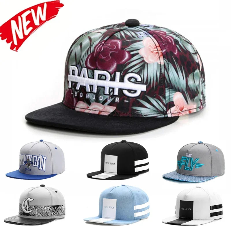 Fashion New Unisex Era Baseball Caps for Women Men Flat Top Knight Caps Sport Snapback SunTrucker Hat Gorra Hombres Designe Hat