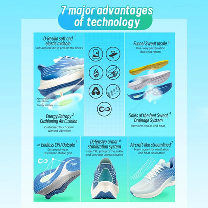 Onemix 2026 Wind Wings Breathable Speed Running Shoes for Men, Marathon Sports Casual Shoes for Women, Lightweight Men’s Outdoor Jump Rope Shoes