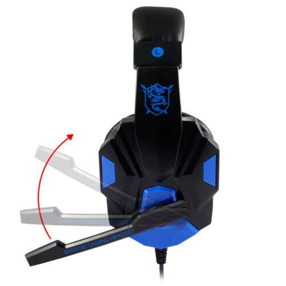 Casque de jeu filaire USB 3.5mm, avec Microphone, suppression du bruit, HiFi, stéréo, basse, pour PS4, PS5, Xbox One, ordinateur portable