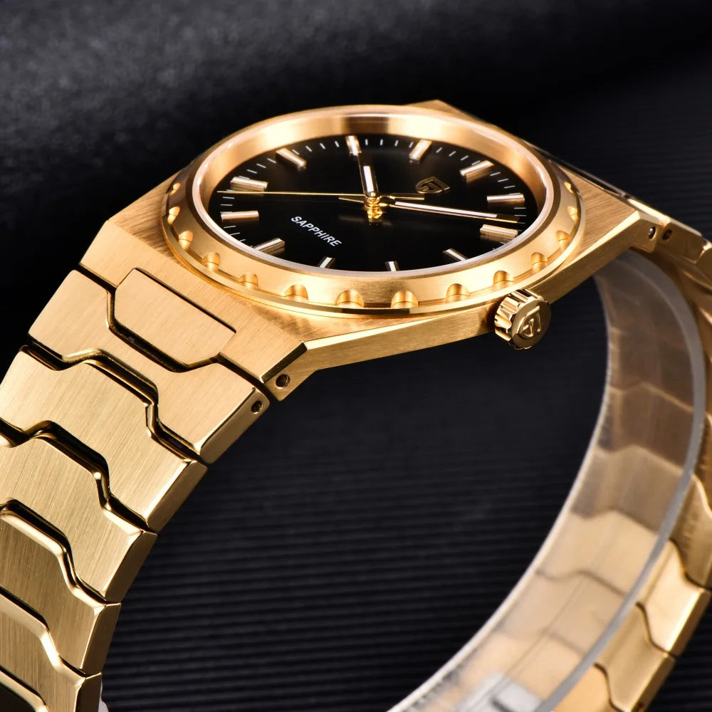 PAGANI DESIGN 2026 New Thin 7mm Fashion Men's Quartz Watch 10Bar Waterproof Stainless Steel Sapphire C3 Upgrade V2 reloj hombre