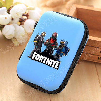 Nova Bolsa de Arrumação Fortnite Multifuncional para Cabos de Dados, Carregadores e Auriculares, Bolsa Protetora de Viagem, Presente de Aniversário para Crianças