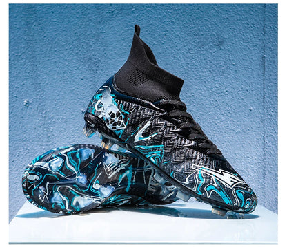 Men Professional Football Shoes Society Cleats Soccer Shoes Original Indoor Football Field Boots Grass Training TF/FG Sneakers