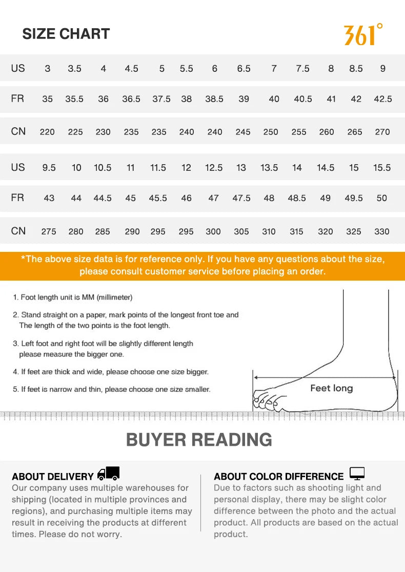 361 Degrees Furious 1.5 Men Running Sports Shoes Breathable Racing Marathon Rebound Cushioning Stable Male Sneakers 672512223F