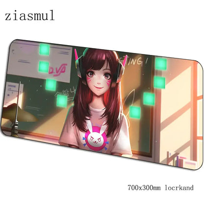 dva mouse pad gamer 70x30cm xl gaming mousepad pc notbook desk mat cute padmouse games Christmas gifts gamer mats gamepad
