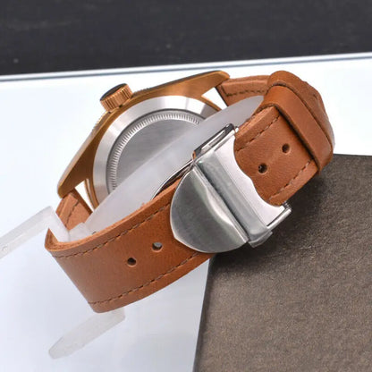 Luxury NH35A Corgeut 41mm Automatic Men Watch PVD Case Sapphire Military Male 10BAR wim Watches Luminous Mechanical WristWatches