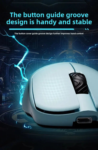 SCYROX V6 Non-Porous Wireless Mouse Esports 40g 750IPS with 8K Receiver Fast Response 3950 High Quality 8KHz Gaming Mouse
