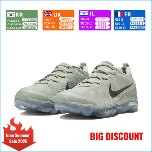 Nike AIR VAPORMAX Running Shoes Men's Full-Length Air Cushion Sneakers Versatile Casual DV1678-302