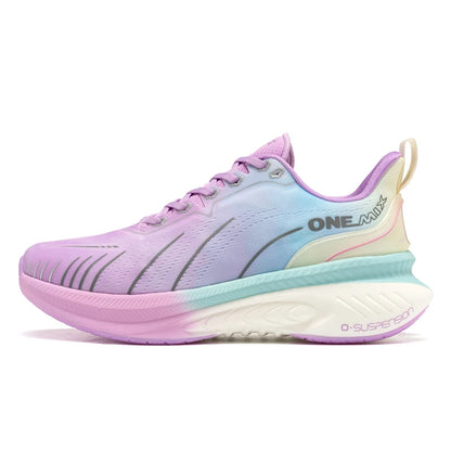 ONEMIX New Cushioning Running Shoes For Men Suitable for Heavy Runners Lace-Up Sports Women Non-slip Outdoor Athletic Male Sneakers