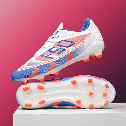 Breathable Soccer Shoes with FG/AG Spikes, Suitable for Training and Playing, Effectively Protecting the Ankle