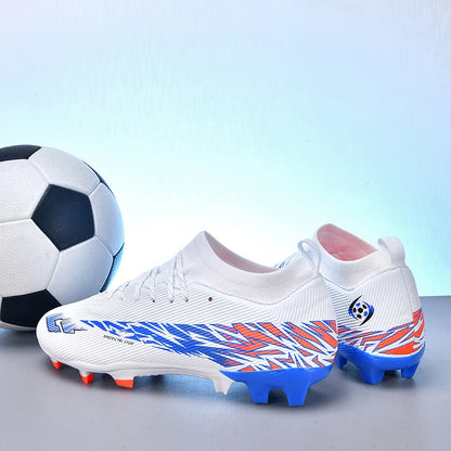 Nouvelles chaussures de football professionnelles pour hommes, chaussures de football antidérapantes, unisexes, respirantes, chaussures de futsal, nouvelles chaussures à crampons, livraison directe, ultralégères