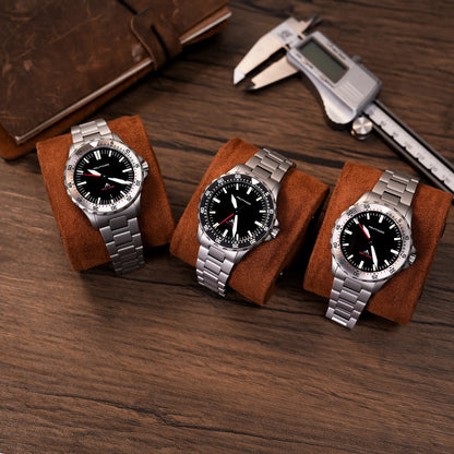 Militado ML16 Watch VH31 Sweep /515 Quartz Movement Sapphire Crystal BGW9 Luminous 200m Water Resistance 38mm Men's Vintage Watch