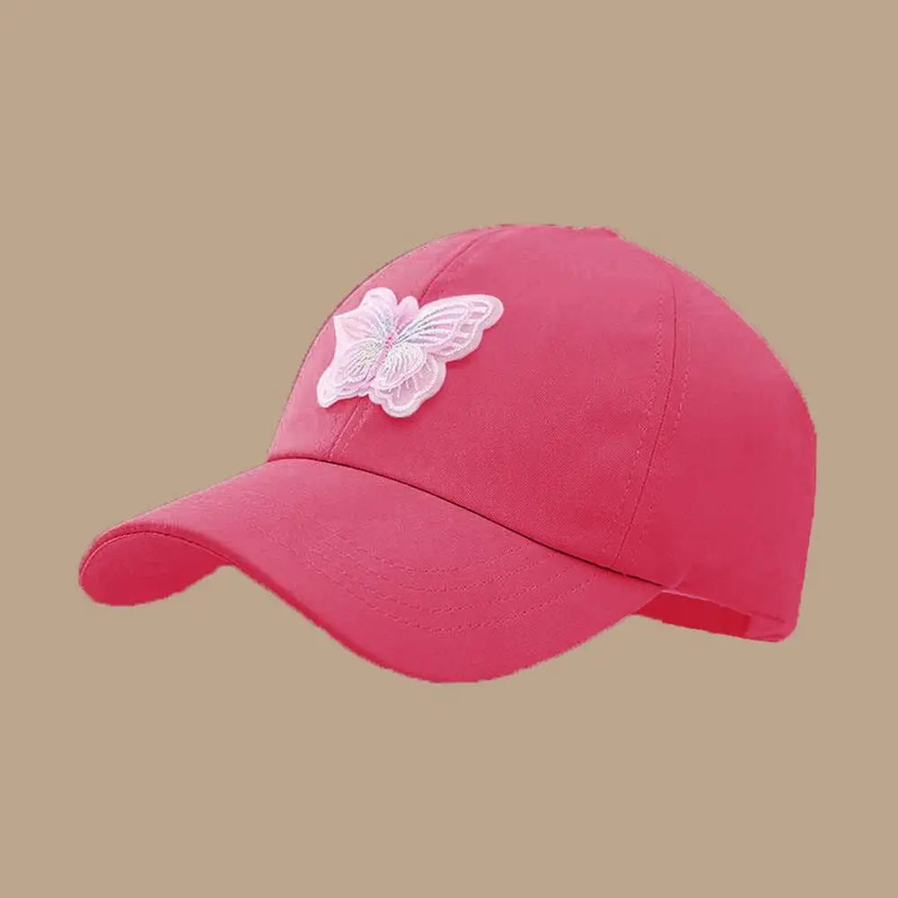 Cappellino estivo da ragazza con coda alta, visiera parasole ad asciugatura rapida, cappellino da baseball per bambini senza visiera, cappellino regolabile da ragazza in colori pastello