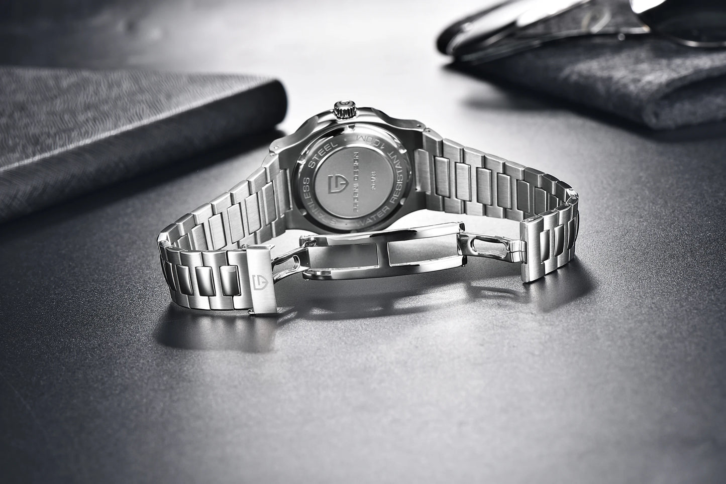 PAGANI DESIGN 2026 New Luxury Automatic Watch Men's Mechanical Wristwatch Stainless Steel Sapphire glass 40MM Barrel dial Watch