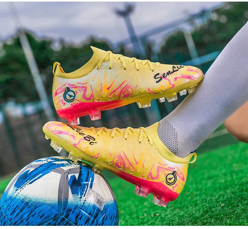 Zapatillas de fútbol profesionales para hombre y mujer de alta calidad, botas de fútbol de moda para hombre, talla grande 46, zapatillas de fútbol sala, deportivas para hombre