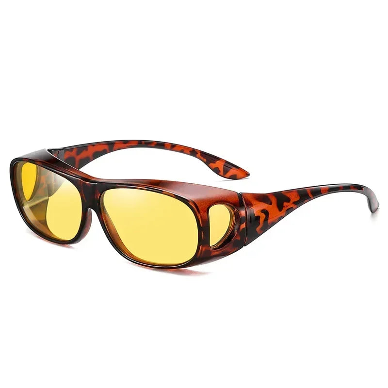 2025Polarized Sunglasses Fit Over Eye Glasses Driving Wrap Shield Goggles Fishing Glasses Sports Sunglasses Night Vision Glasses